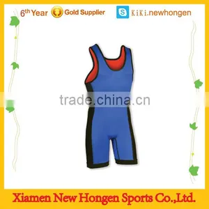 Hot Sale Custom Logo Spandex Cheap Wrestling Singlets for Sale thumbnail-1