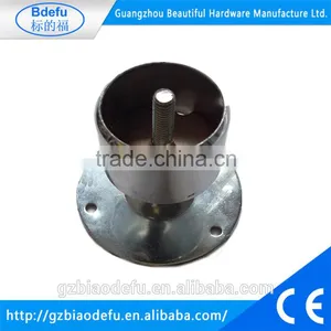 Metal Chrome Joint Connector Fixed on 25mm Round Pipe thumbnail-1