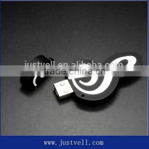 Pvc Music Sign Cheap 2.0 Port 4 gb Usb Flash Drive thumbnail-2
