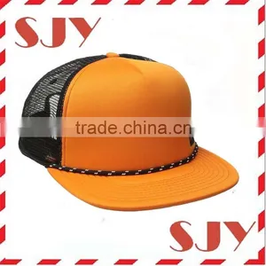 Promotional Classic Foam Flat Brim Mesh Back Trucker Hats thumbnail-1