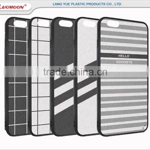 Guangzhou South Mobile Phone Accessories 2 In1 Silk Pattern Back Cover for Iphone 6s Plus 5 thumbnail-1