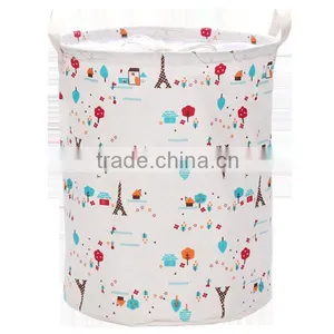 Folding Cheap Laundry Basket Hamper for Dirty Cloth, Bathroom Dirty Cloth Basket thumbnail-4