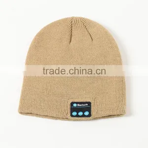 Bluetooth Beanie Hat,Winter Outdoor Sport Premium Knit Cap With Wireless Stereo Headphone thumbnail-4