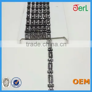 Stick on Type Plastic Diamante Strip Plastic Crystal Strip Glass Trimming 10 Yards/Packet thumbnail-6