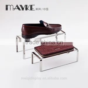 Quality Factory Supply Acrylic and Steel Combined Display Stool, Display Props, Shop Advertising Display thumbnail-1