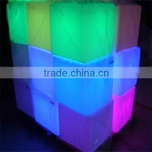 Illuminated LED Chairs Led Cube Chair for Party Outdoor Led Cube Chair thumbnail-5