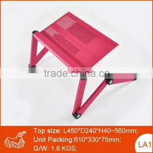 Folding Sitting Bed Study Ergonomic Laptop Adjustable Notebook Table thumbnail-1