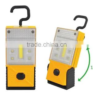 New Product 3AAA 3W COB+6SMD+1W LED Working Light Magnet and Hook Torch Work Led Light thumbnail-1