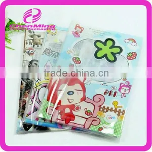 China Yiwu Printed Color Plastic Opp Book Jacket Cover thumbnail-1