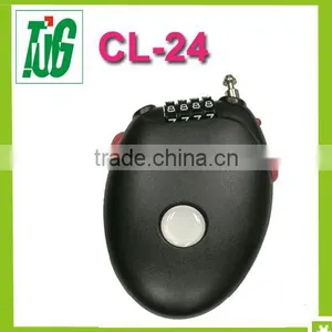 Retractable Cable Lock, Bicycle Lock thumbnail-1