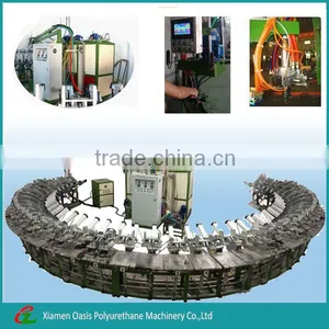 PU Foaming Shoe Sole Making Machine Wholesale thumbnail-1