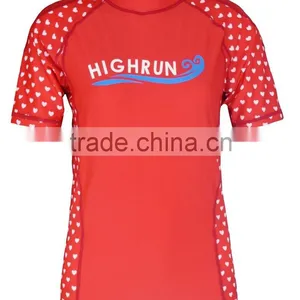 High Quality UV Lycra Swimming Shirt for Lady thumbnail-1