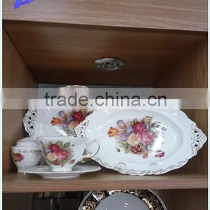 European 45% Bone China 72 PCS Porcelain Dinner Set thumbnail-2