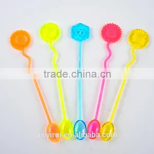 Colorful Plastic Coffee Stirrers With Spoon thumbnail-2