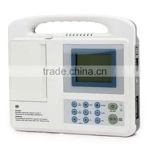 ISO 3.8 Inch LCD High Resolution Thermal Printer 12 Leads Electrocardiograph Ecg Machine With Interpretation thumbnail-2