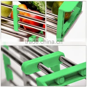 Household Single Multifunction Bowl Kitchen Dish Drying Stainless Steel Dish Rack thumbnail-6