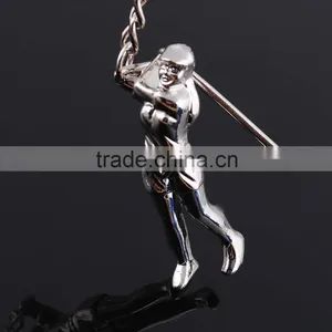 Wholesale Sport Man Figure Metal Key Chains/Golf Metal Key Chains thumbnail-2