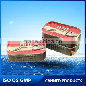 125g Canned Sardine in Chili Oil Spicy Canned Sardine thumbnail-1