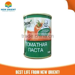 Canned Package New Orient Pure Tomato Paste Canned Food Paste Ingredients thumbnail-2
