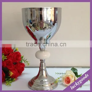 LDJ544 Luckygoods Wholesale Trophy Vase With White Beads in the Middle thumbnail-1