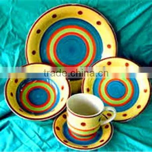 Hand Painted Stoneware Dinnerware thumbnail-1