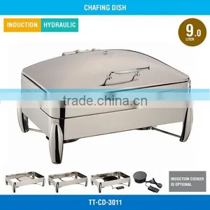 2017 New Model Commerical Stainless Steel Cover Hydraulic Chafing Dish thumbnail-1