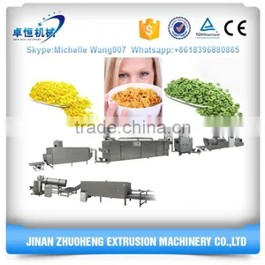 Automatic Corn Flakes and Cereal Breakfast Processing Line From JInan ZhuoHeng Machinery thumbnail-1