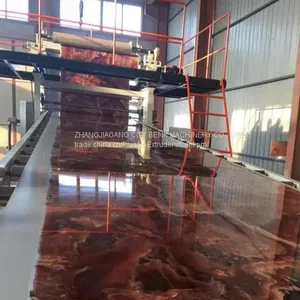 Stable Output 350-400KG PVC Marble Sheet Production Line PLC Control thumbnail-2
