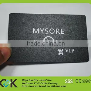 Custom Frosted Surface Silver Foil Stamping VIP Card thumbnail-1