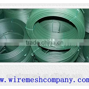 Green PVC Coated Wire / PVC Coated Iron Wire /PVC Coated Binding Wire thumbnail-3