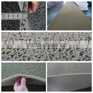 Strong Wear-resistant ,anti-slip Dirt Trap Mat PVC Loop Carpets Cushion Spiral Mat thumbnail-4