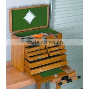 8-Drawer Wood Tool Chest thumbnail-1