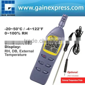 Pocket Hygro-thermometer for RH, DB and External Temp C/F thumbnail-1