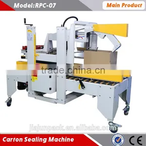 Durable Automatic Flaps Fold Carton Sealing Machine With Perfect Processed Details thumbnail-1