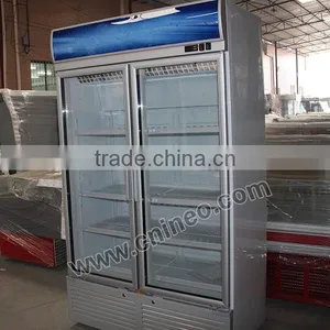 Upright Convenience Store Refrigerators/cooler With Wheels for Beverage/commercial Beverage Refrigerator thumbnail-2