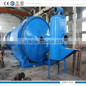 Semo-continuous Pyrolysis Waste Tires Recycling To Oil Machine 12tpd thumbnail-1
