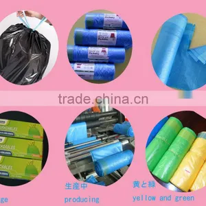 PE Plastic Drawstring Trash Garbage Bag thumbnail-1