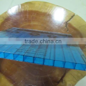 Lake-blue Polycarbonate Hollow Sheet thumbnail-1