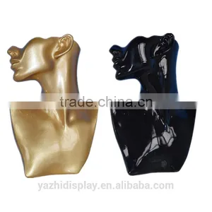 Wholesale Female Head Bust Mannequin for Jewelry and Earing Display thumbnail-4