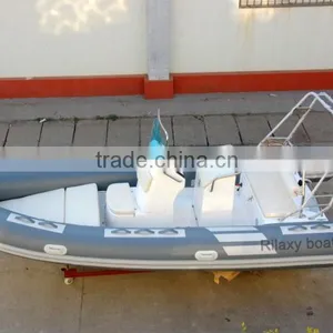 520 Duable Fiberglass Bottom Luxury Rib Boat thumbnail-1