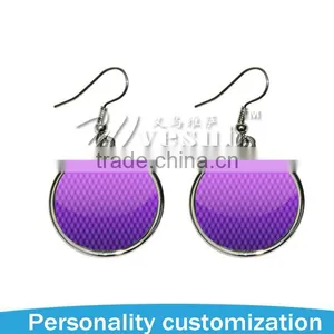 New Arrival Fashion Coated Blank Sublimation Earrings for Women thumbnail-1