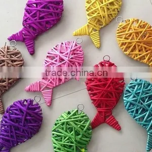 Wicker Hanging Decoration Xmas Christmas Hanging Decoration/xmas Door Ornament thumbnail-4