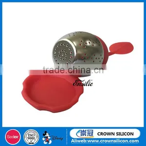 Hot Sale New Design Leaf Shape Silicone Tea Infuser thumbnail-4