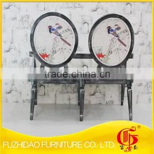 New Design!!! Double Casual Iron Chair thumbnail-3