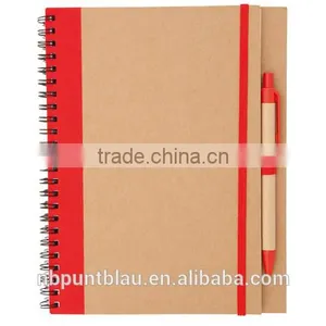 Recycled Cardboard Ecofriendly Block-notes With Ballpen 65pages thumbnail-6
