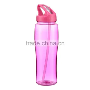 BPA Free Fruit Infuser Water Bottle With Straw Simple Space Cup Portable Water Travel Bottle thumbnail-1