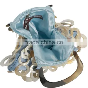 High Quality Best Selling Small Shell and Silk Handbag From Vietnam thumbnail-2