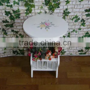 Modern Round Nesting Wooden Coffee Tables thumbnail-3