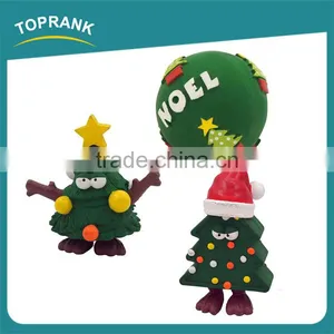 Hot Selling Pet Toys Green Christmas Tree Ball Christmas Dog Toy Set thumbnail-1