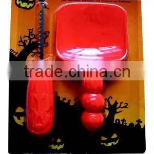 Halloween Decoration Gift 2 Pcs Deluxe Pumpkin Carving Kit thumbnail-1